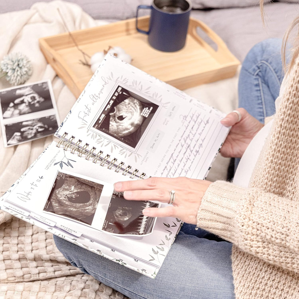 Diario de embarazo para madres primerizas | Rastreador semanal de e...