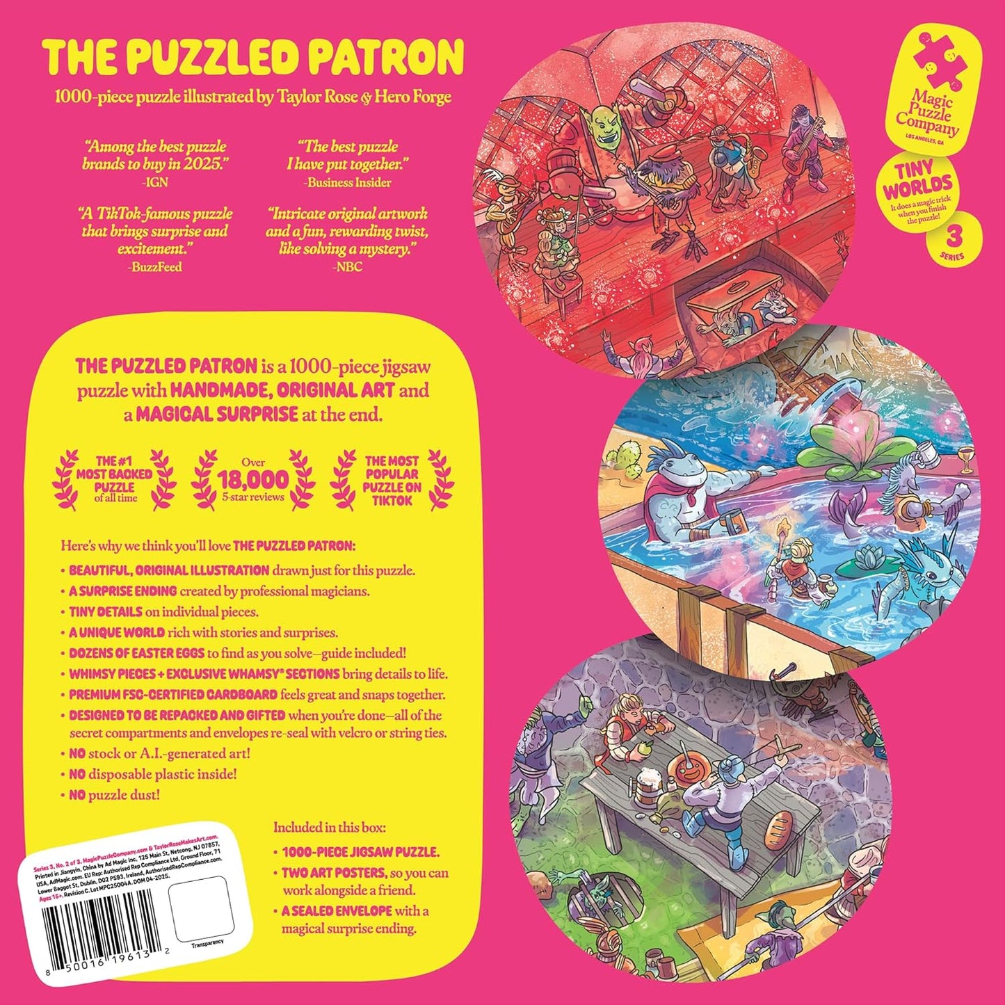 Magic Puzzles Paquete de 3 \u2022 Serie Tres \u2022 La sopa secreta...