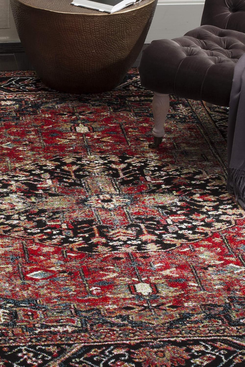 SAFAVIEH Vintage Hamadan Collection - Alfombra de área extragrande...