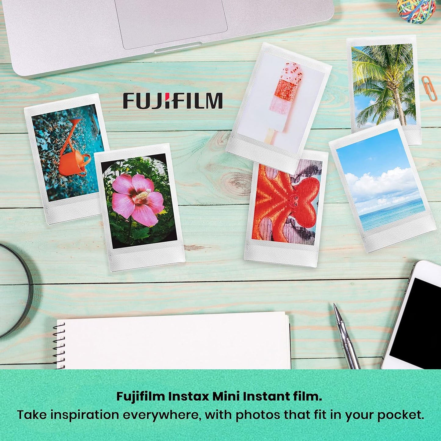 Fujifilm - Paquete de cámara instantánea Instax Mini 12 con películ...