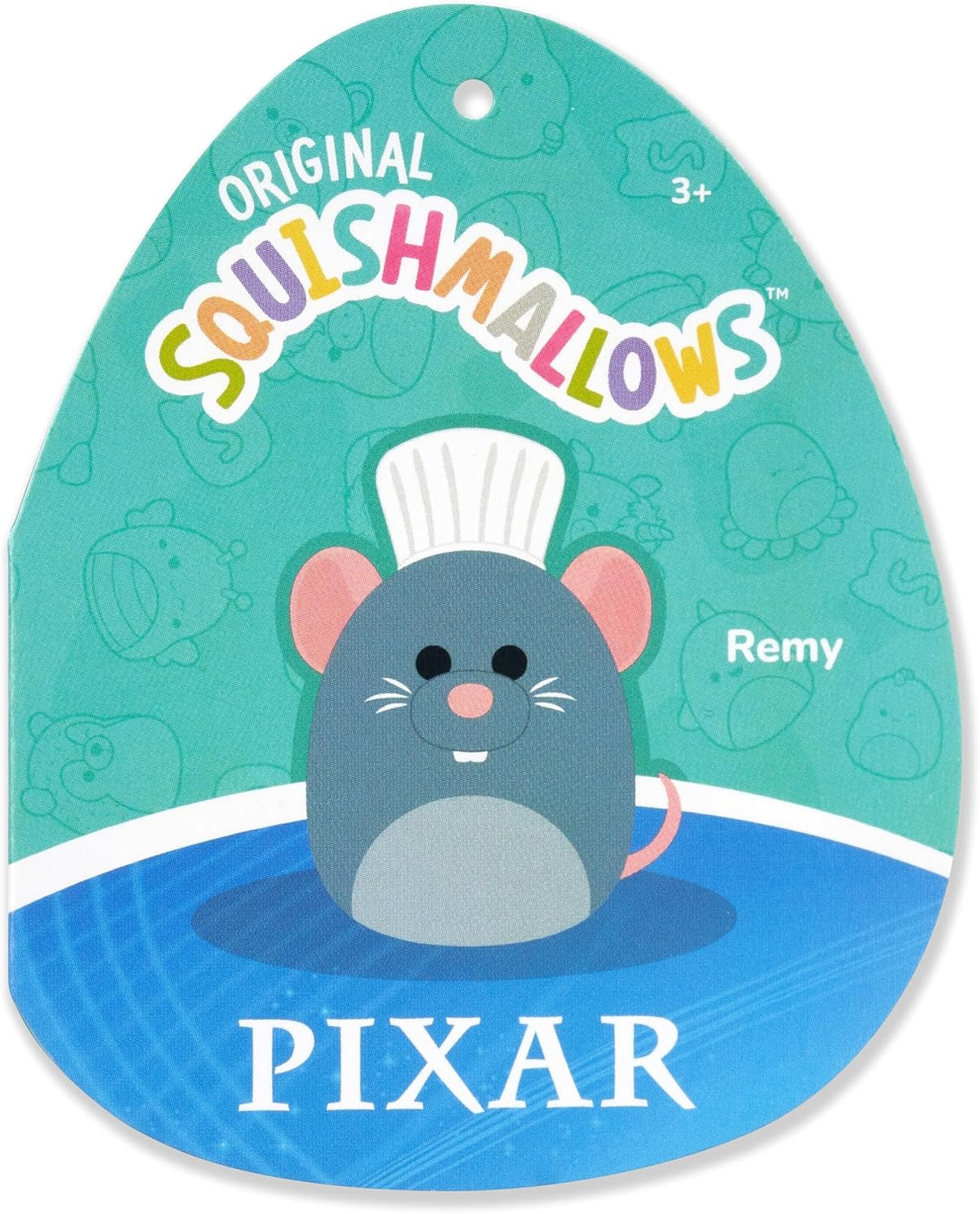 Squishmallows Remy original de Disney Pixar de 8 pulgadas, peluche...