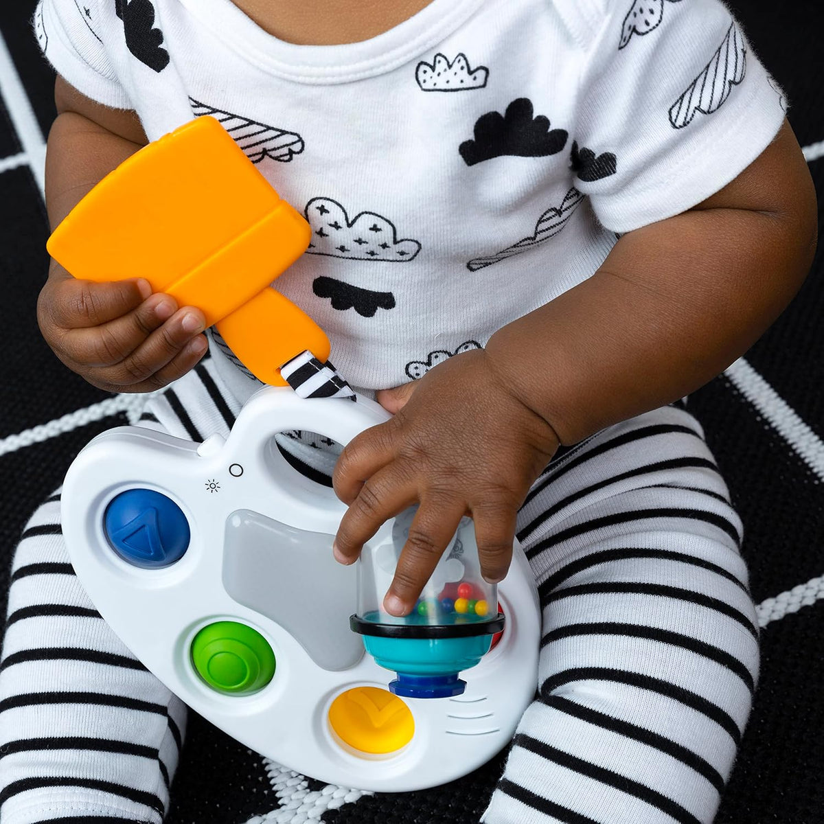 Baby Einstein Juguete Sensorial Fidget Popper con Paleta de Colores...