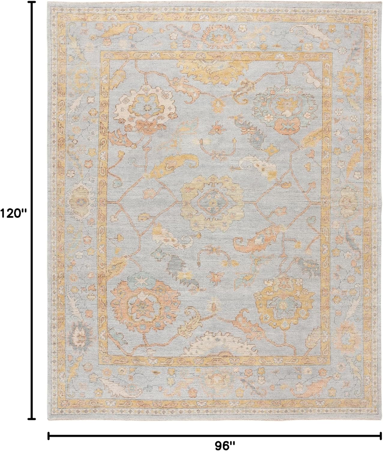 SAFAVIEH Alfombra de área de 8 x 10 pulgadas - Colección Izmir - Gr...