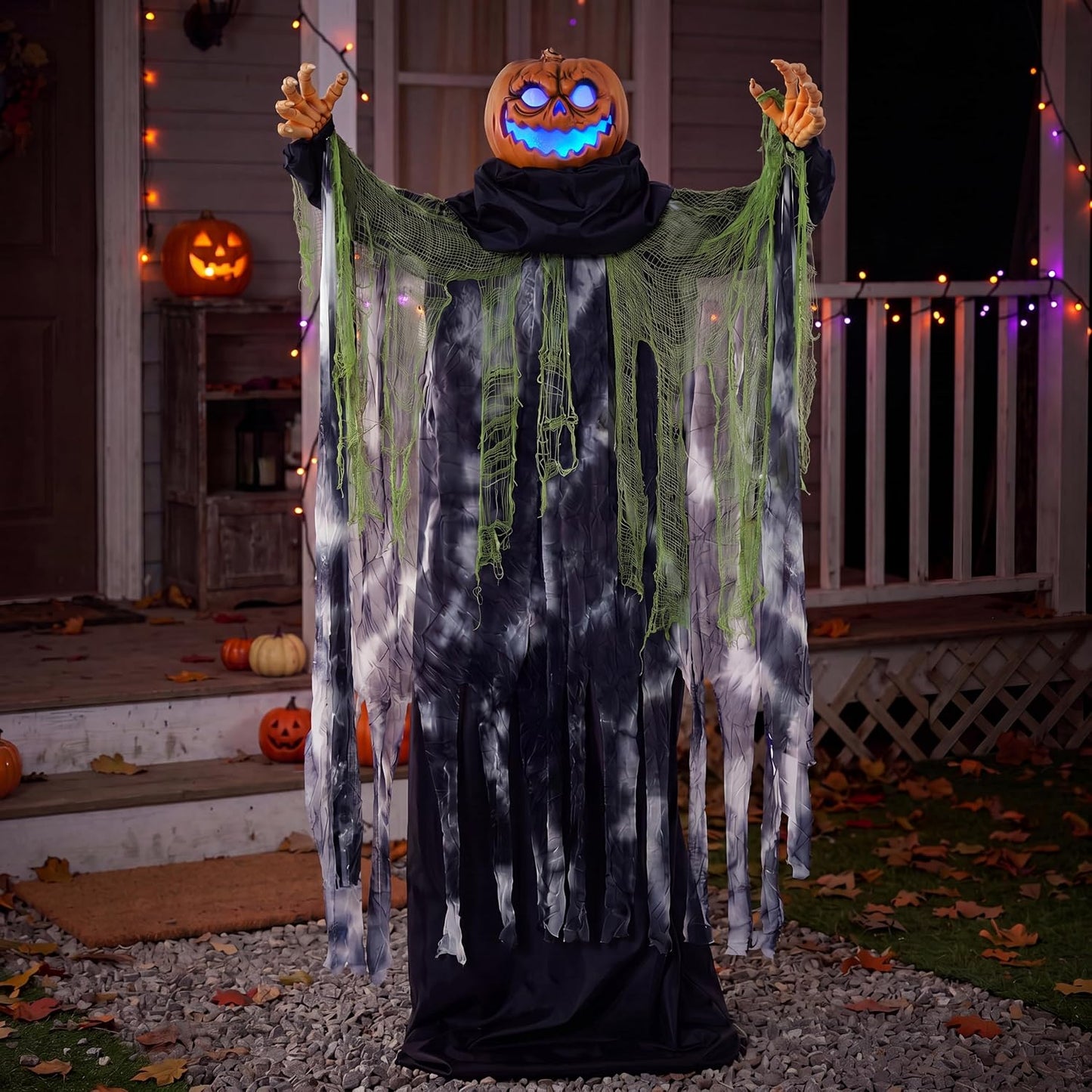 JOYIN Decoraciones de Halloween de 72 pulgadas para exteriores, dec...