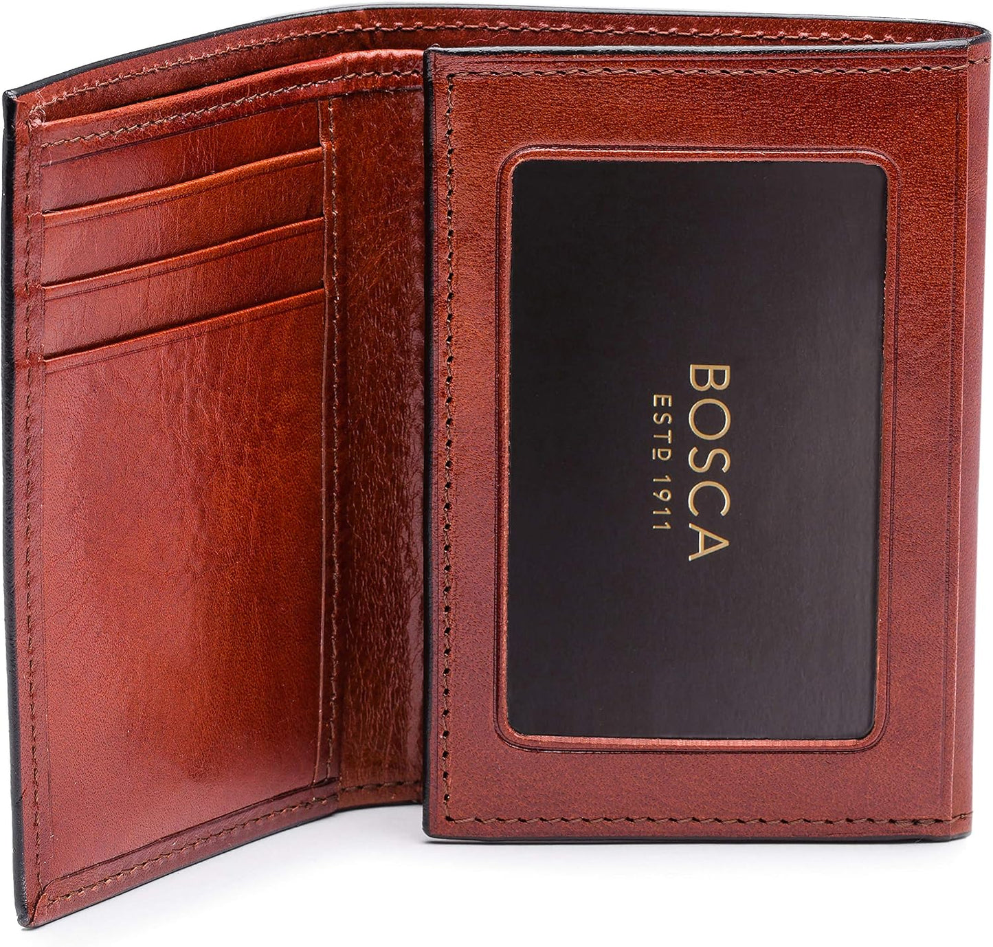 Bosca Doble I.D. Trifold para hombre