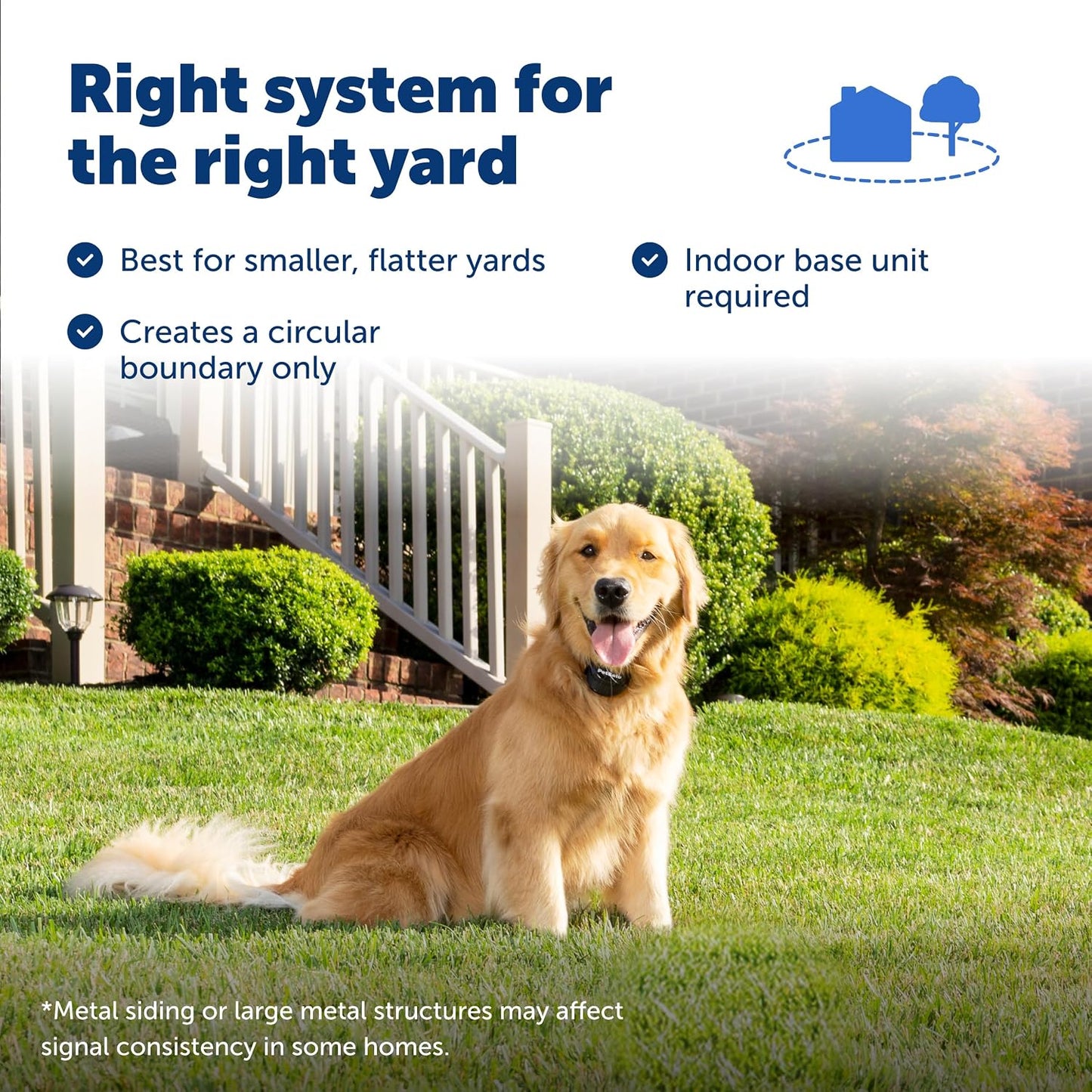 PetSafe Stay + Play Valla inalámbrica, cubre hasta 3\/4 de acre, pa...