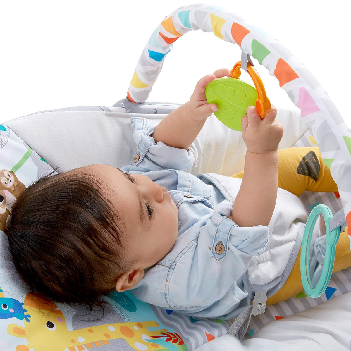 Bright Starts Silla Mecedora con Vibraciones Tranquilizantes para B...