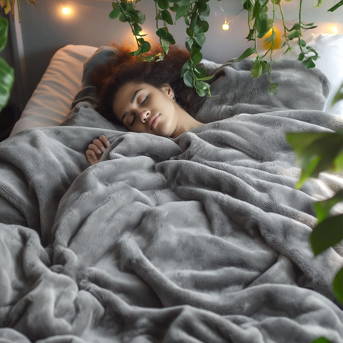 Bedsure GentleSoft - Mantas de forro polar para cama tamaño Queen c...