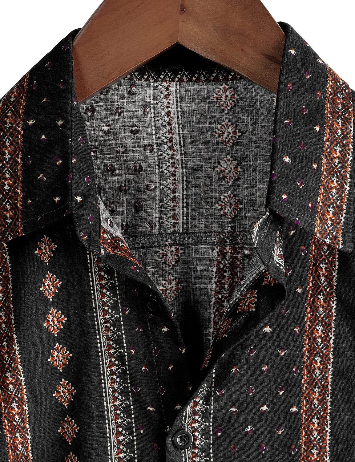 VATPAVE Camisas florales hawaianas casuales para hombre, de manga c...