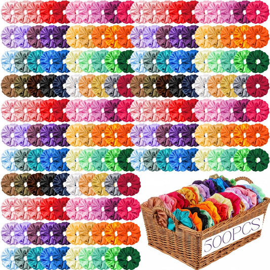 Yuxung 500 coleteros de seda satinada a granel, bandas elásticas de...