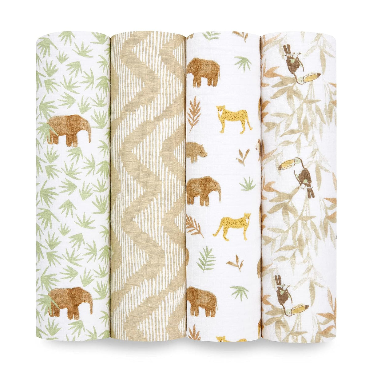 aden + anais Essentials - Mantas de muselina para bebés niñas y niñ...