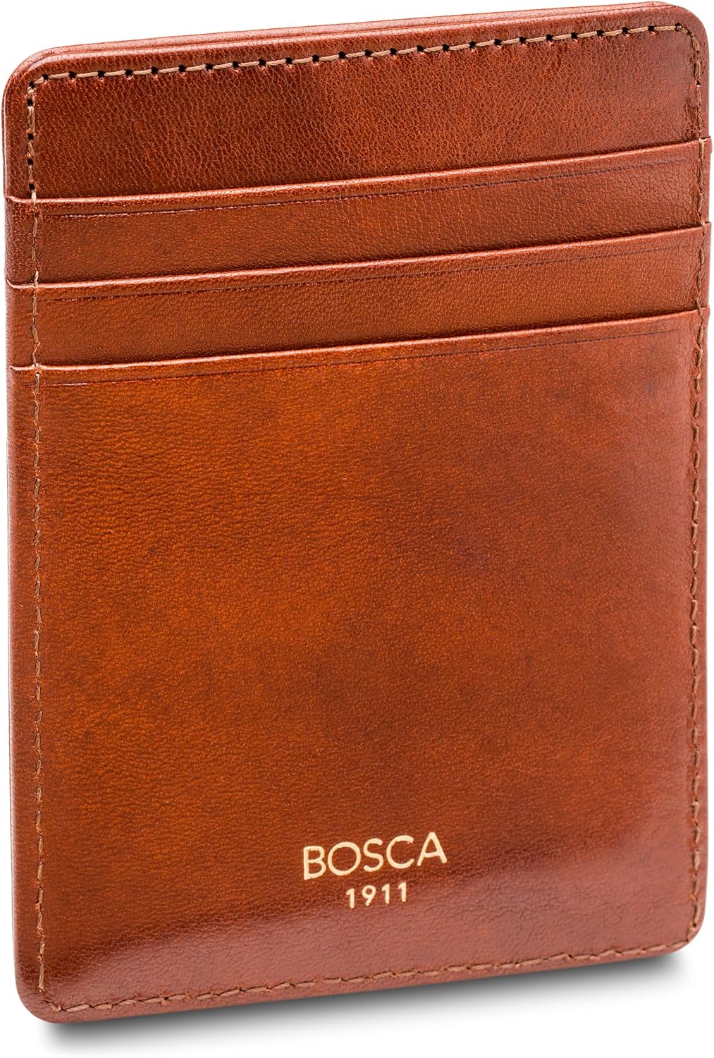 Bosca Cartera con bolsillo frontal para hombre en piel vieja - RFID