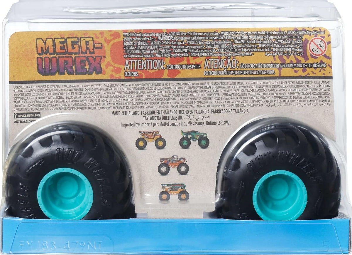 Hot Wheels Monster Trucks, camión monstruo de gran tamaño, camión d...