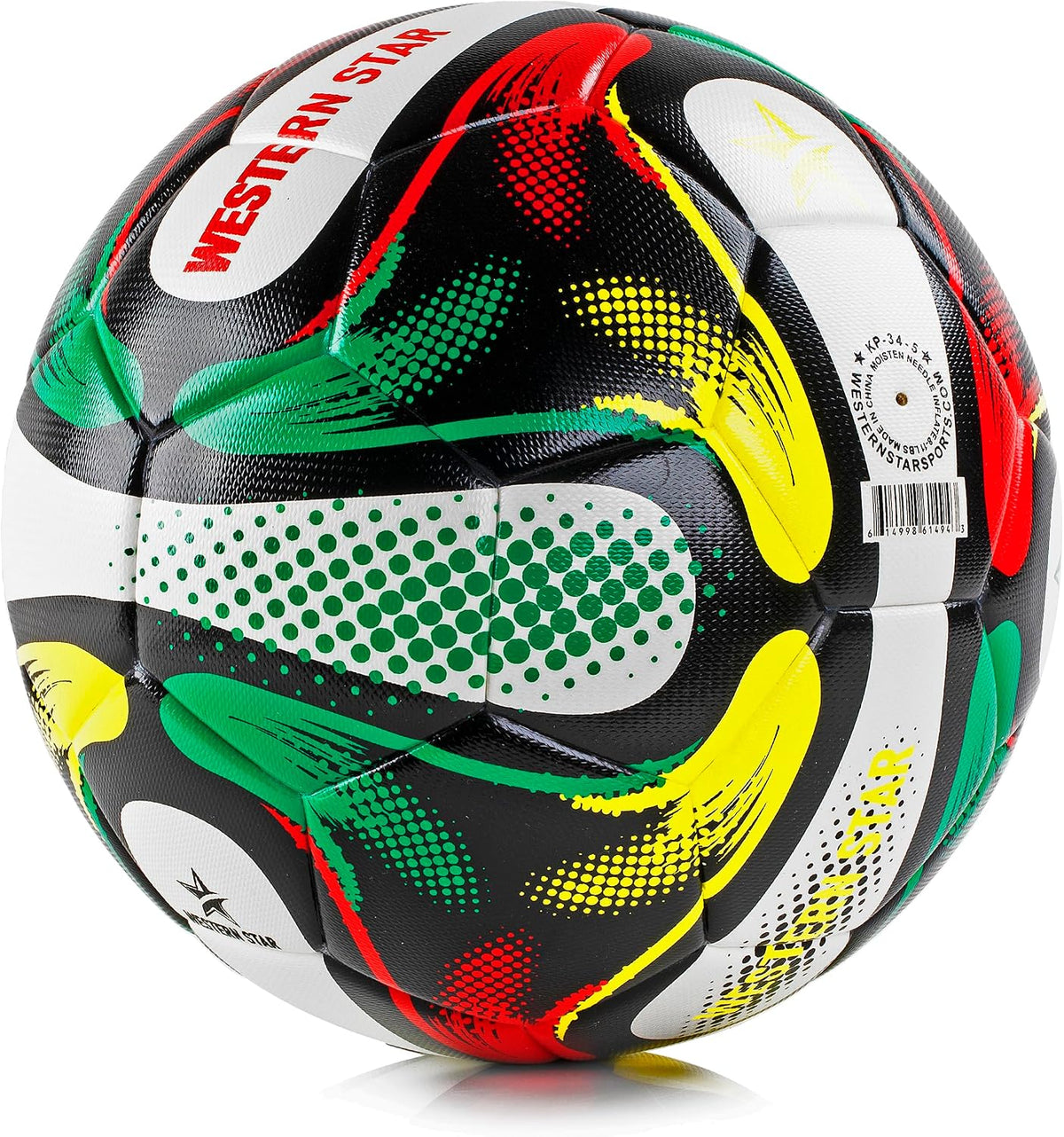 Western Star Balón de fútbol Helix- Tamaño 3 4 5 \u2013 Pelotas de...
