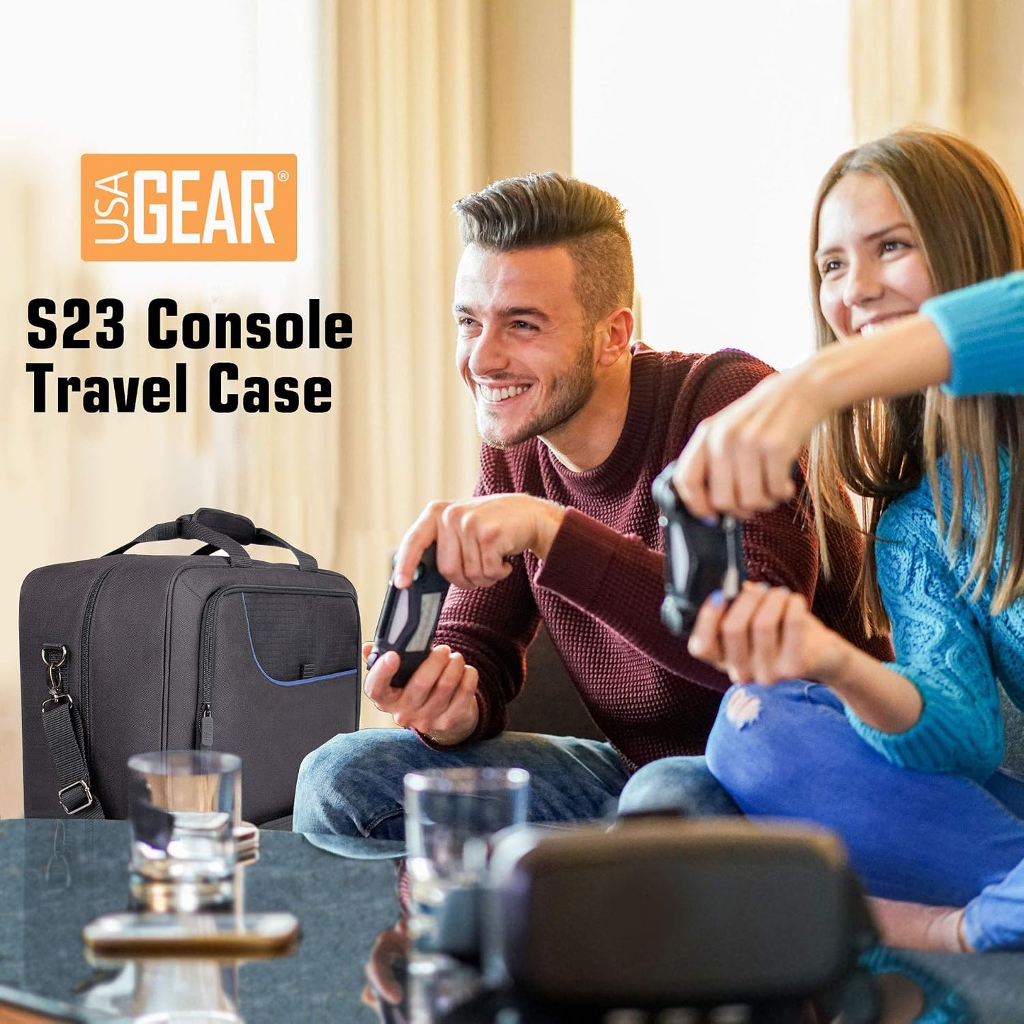 USA Gear - Funda de transporte para PS5, bolsa de viaje compatible...
