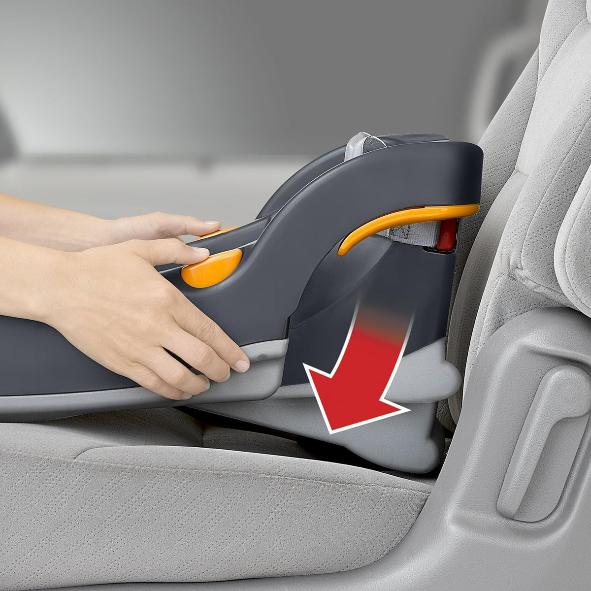 Chicco KeyFit - Asiento y base para automóvil infantil, orientada h...