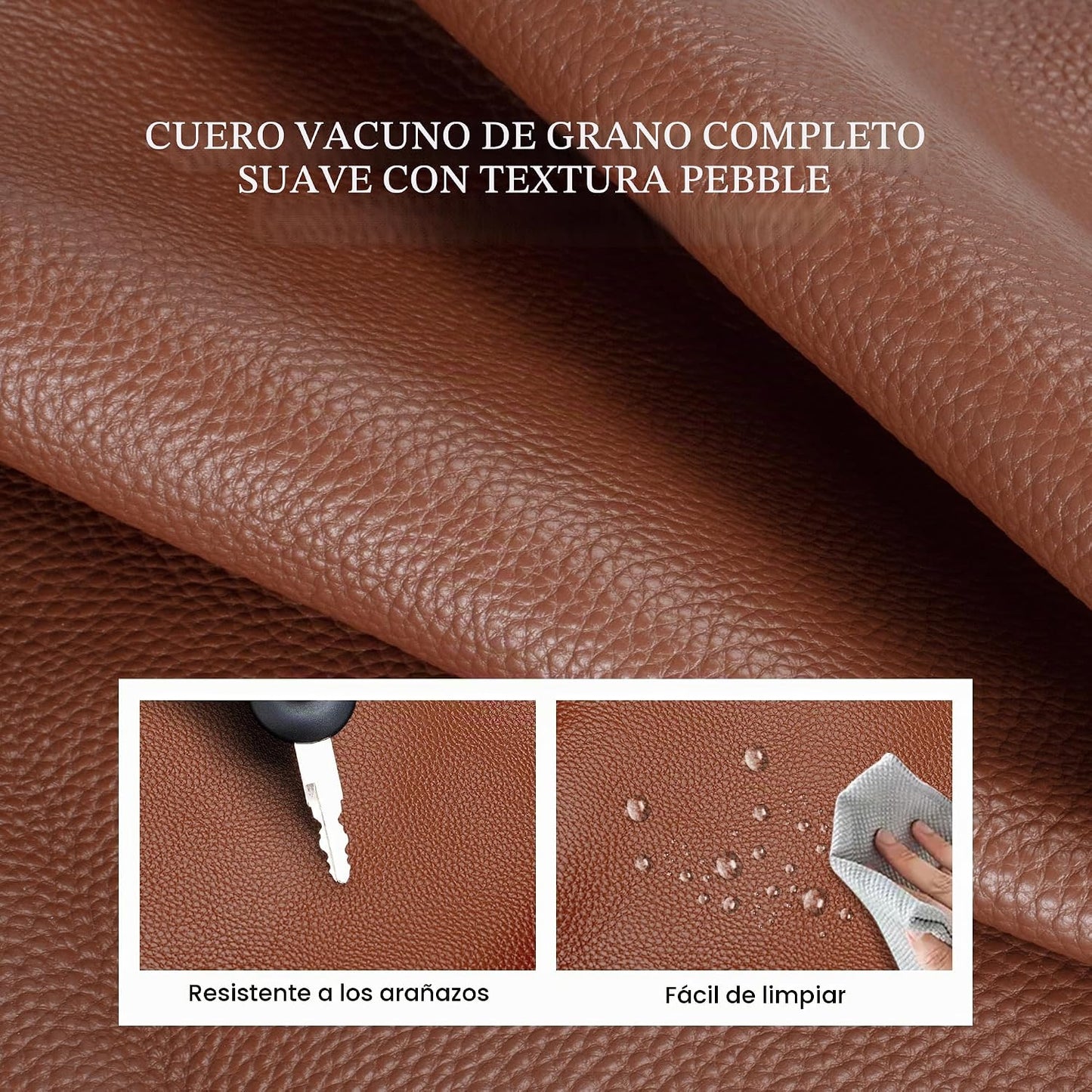 befen Bolsos cruzados de cuero genuino para mujer, bolso mediano co...