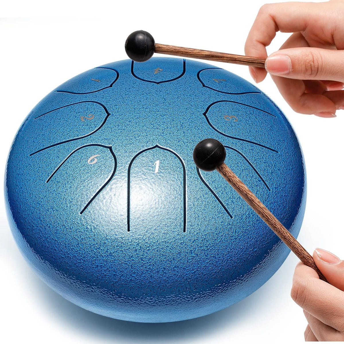 Tambor de lengüetas de acero, instrumento de percusión, tambor de m...