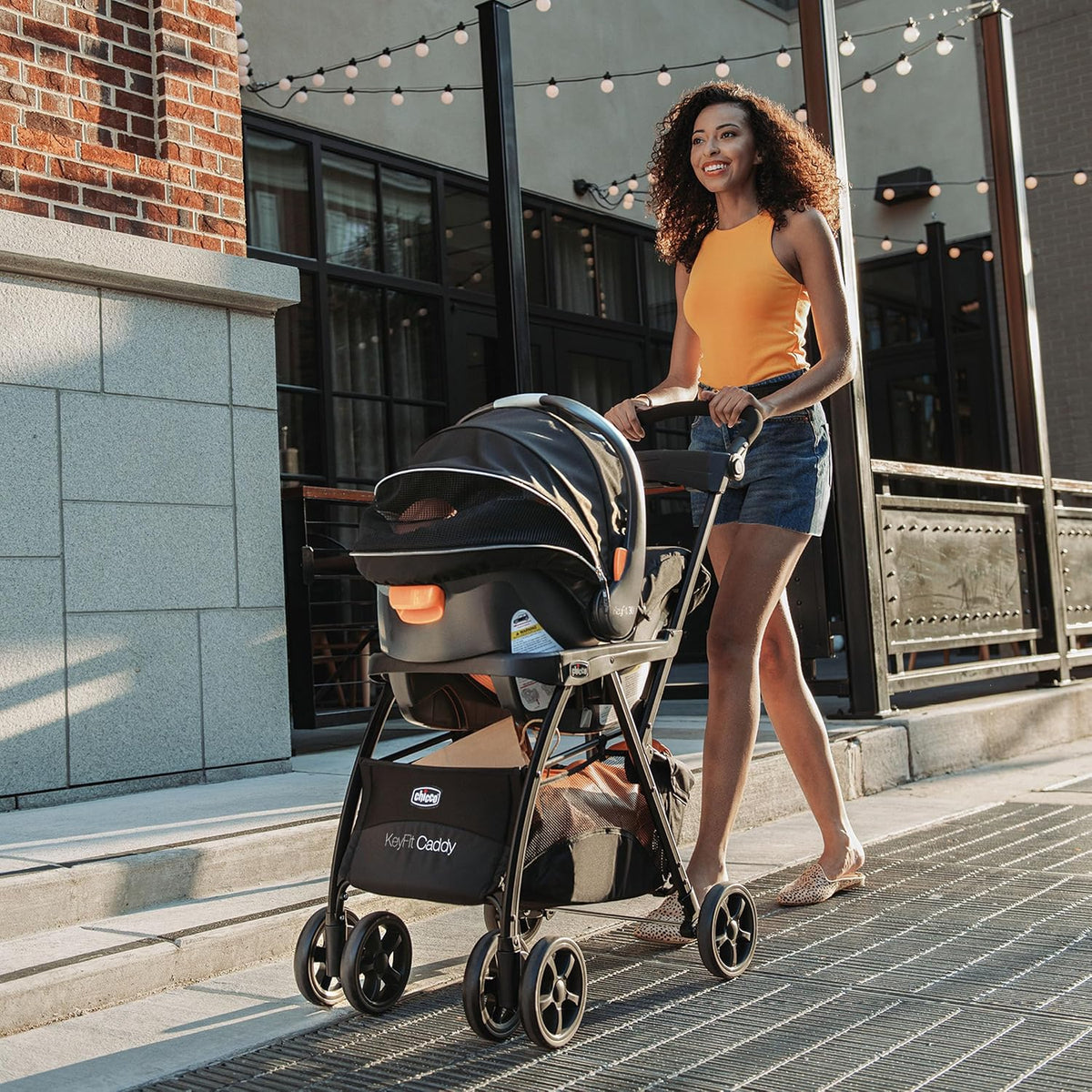 Chicco KeyFit Caddy - Marco para cochecito de bebé con mango ajusta...