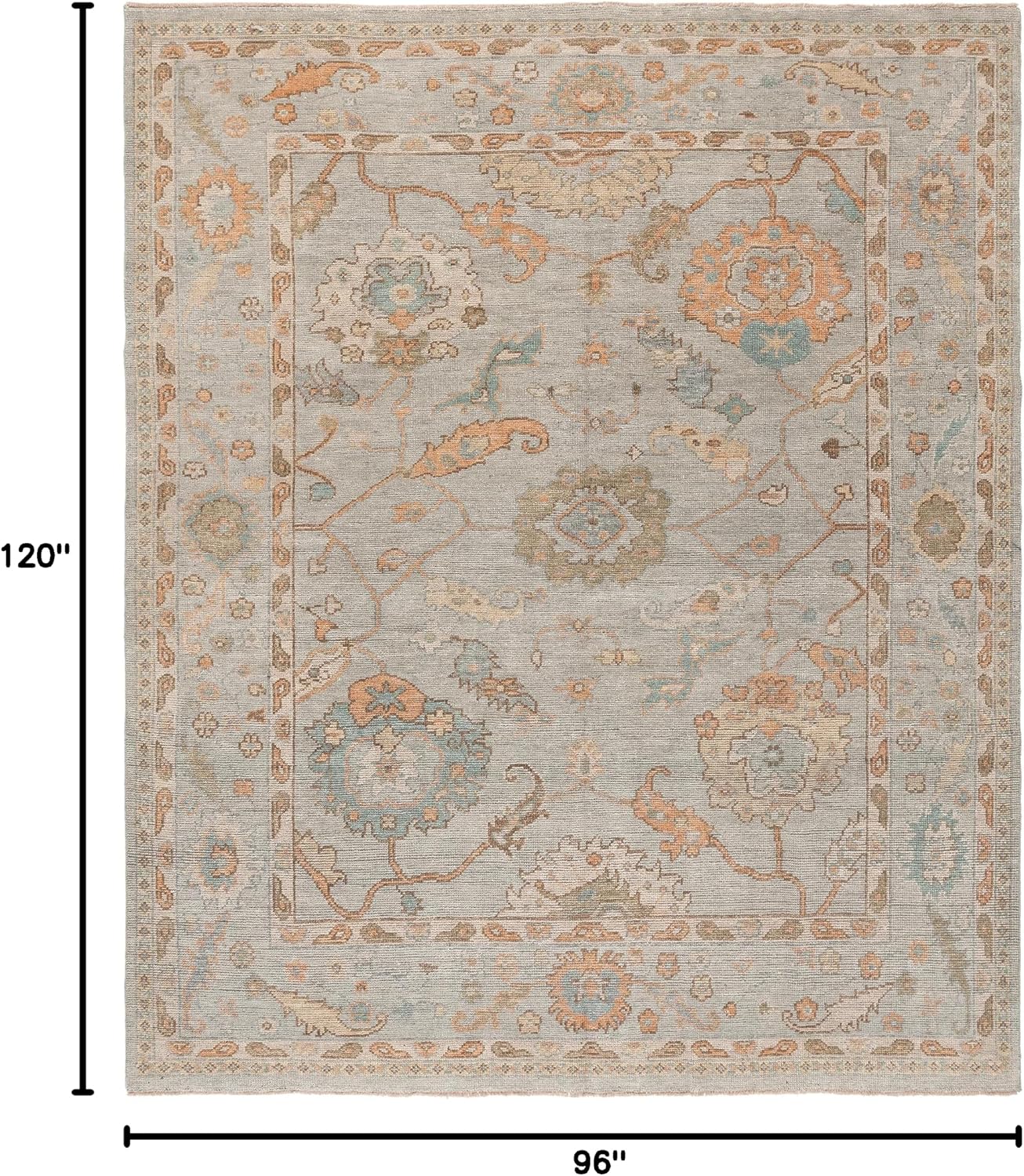 SAFAVIEH Alfombra de área de 8 x 10 pulgadas - Colección Izmir - Gr...