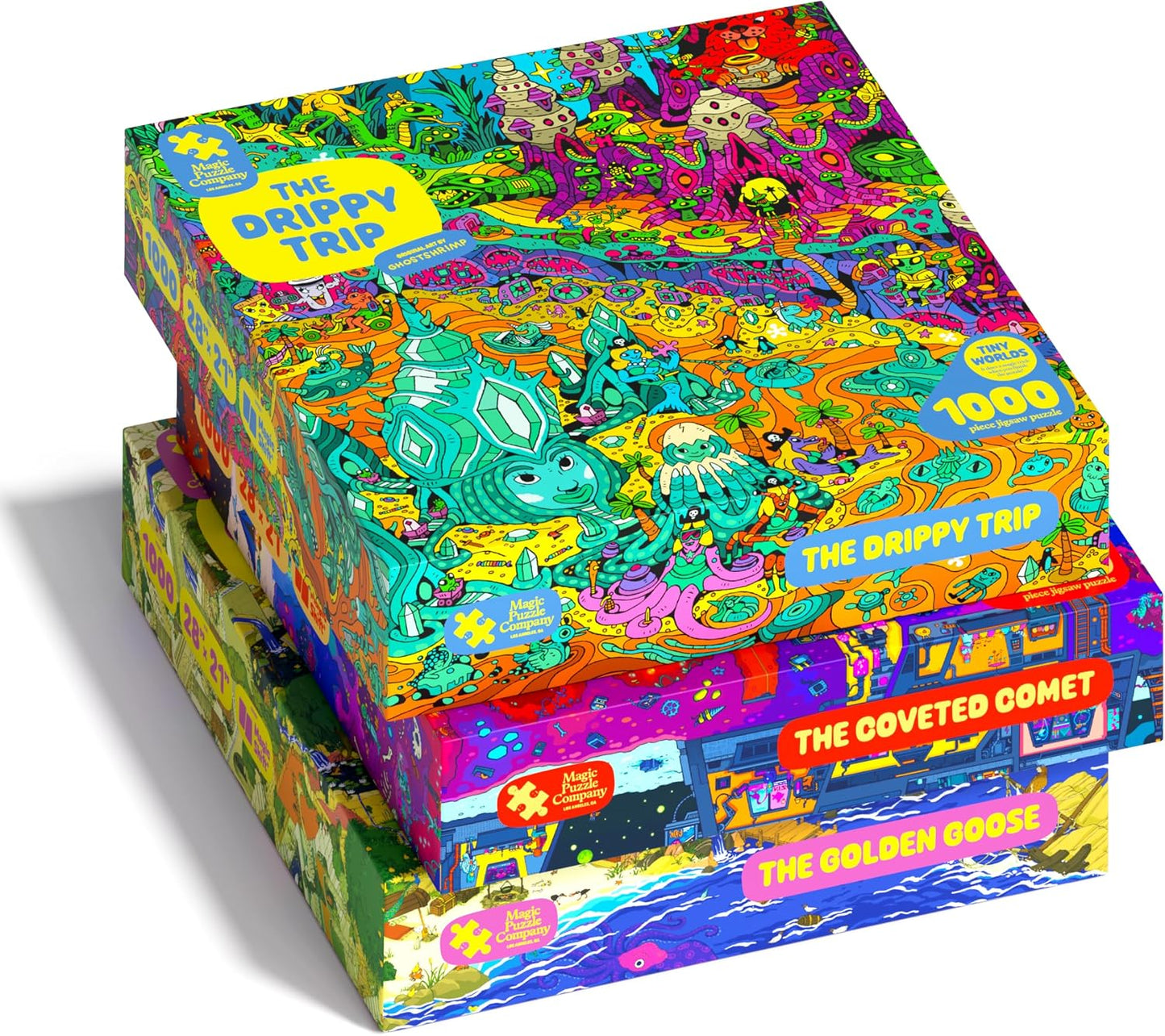 Magic Puzzles Paquete de 3 \u2022 Serie Cinco \u2022 The Drippy Tri...