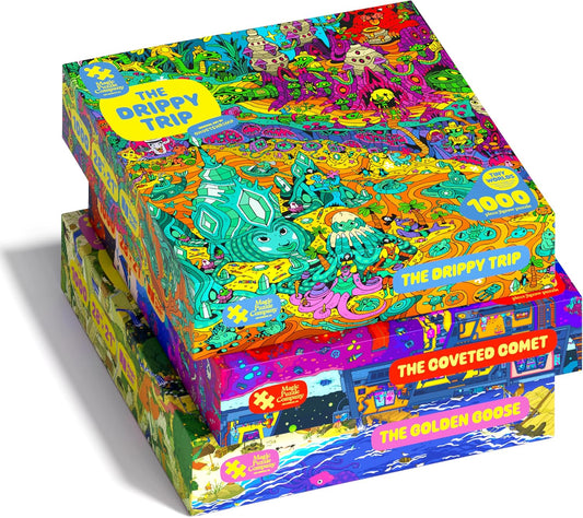 Magic Puzzles Paquete de 3 \u2022 Serie Cinco \u2022 The Drippy Tri...