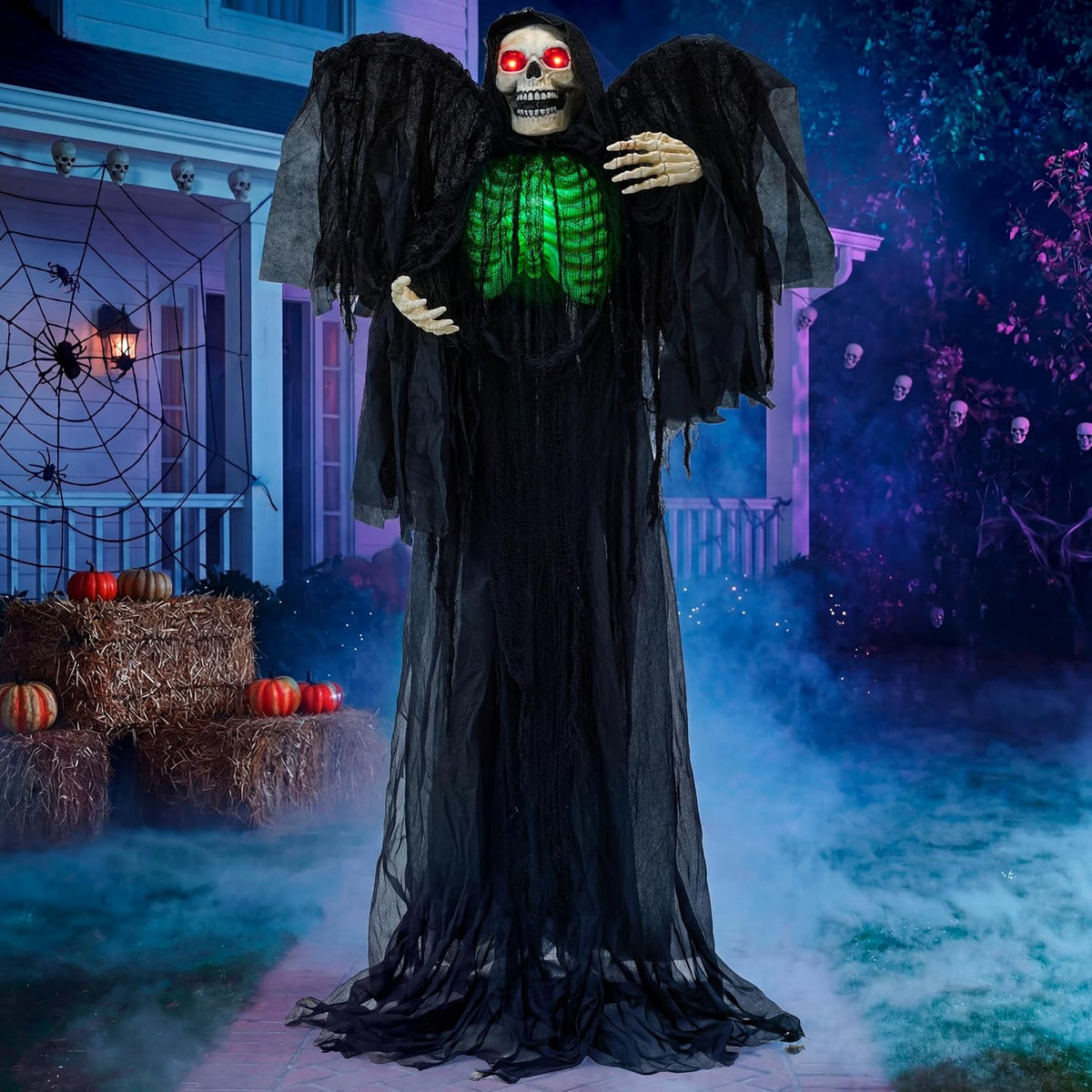 JOYIN - Decoraciones de Halloween de tamaño real, animatrónico de L...