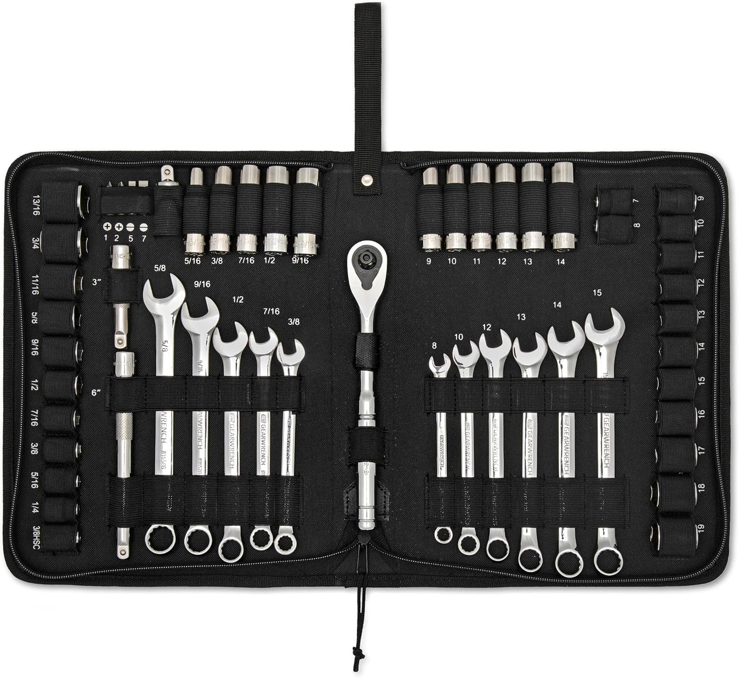 GEARWRENCH - Juego de herramientas tecnológicas móviles de 54 pieza...