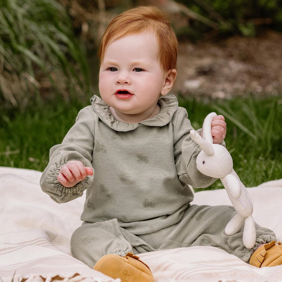 Burt's Bees Baby Sonajero Unisex para Bebé, Peluche Sensorial d...