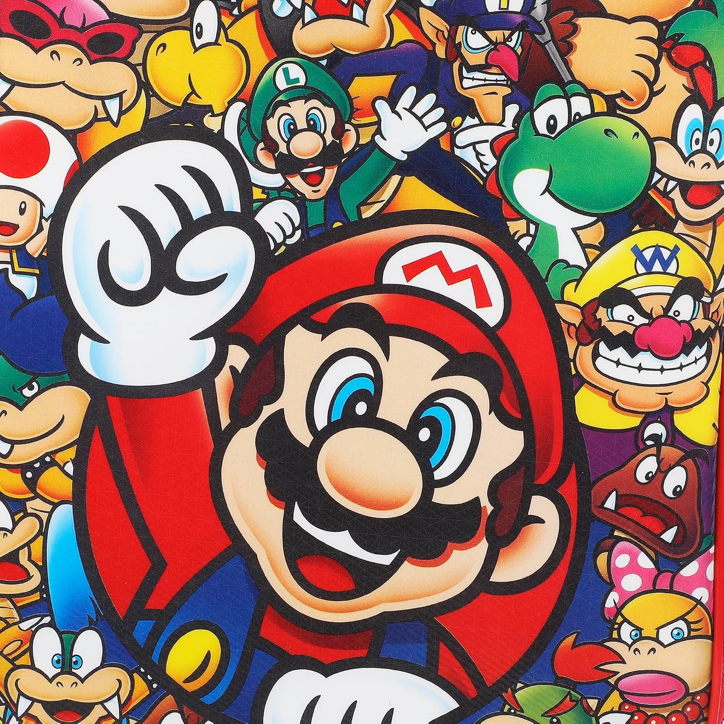 Super Mario Bros Character Group Shot - Equipaje de 14 pulgadas, co...