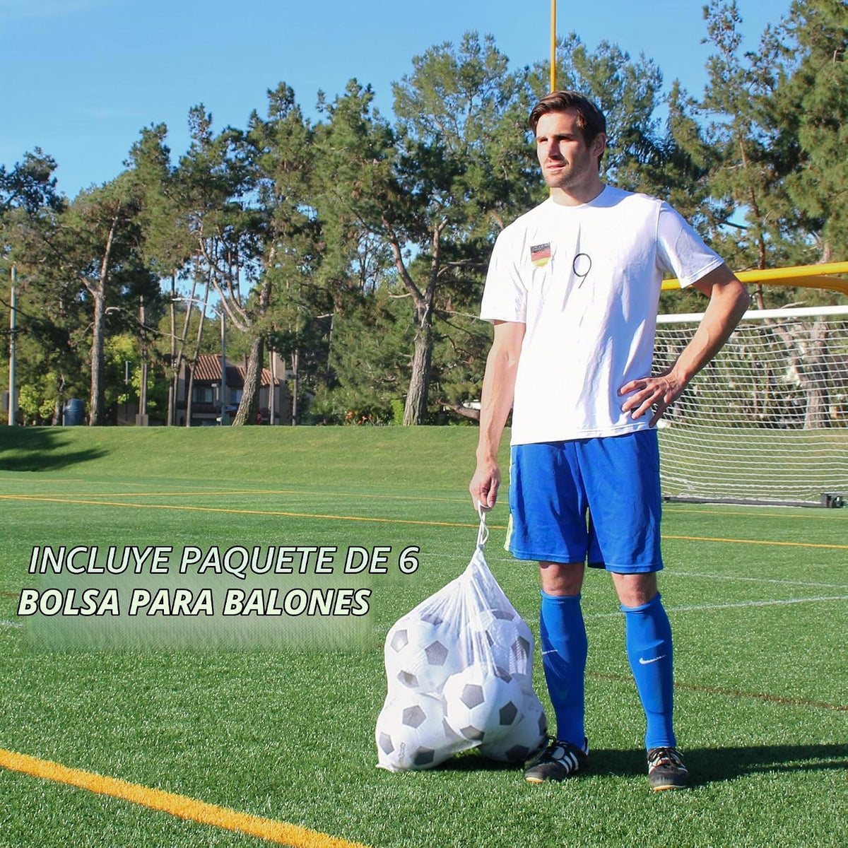 GoSports - Bolas de fútbol clásicas en negro y blanco - Individual...