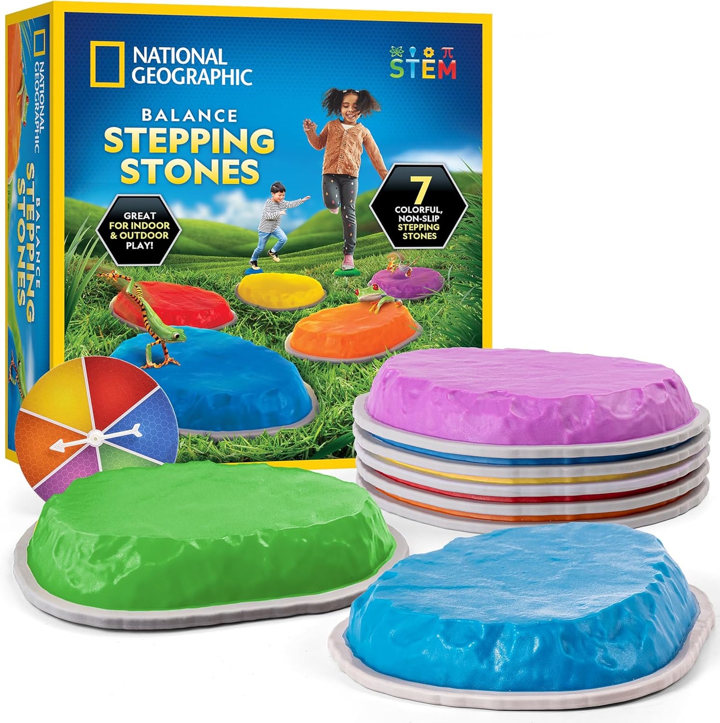 National Geographic Stepping Stones para niños \u2013 7 piedras dur...