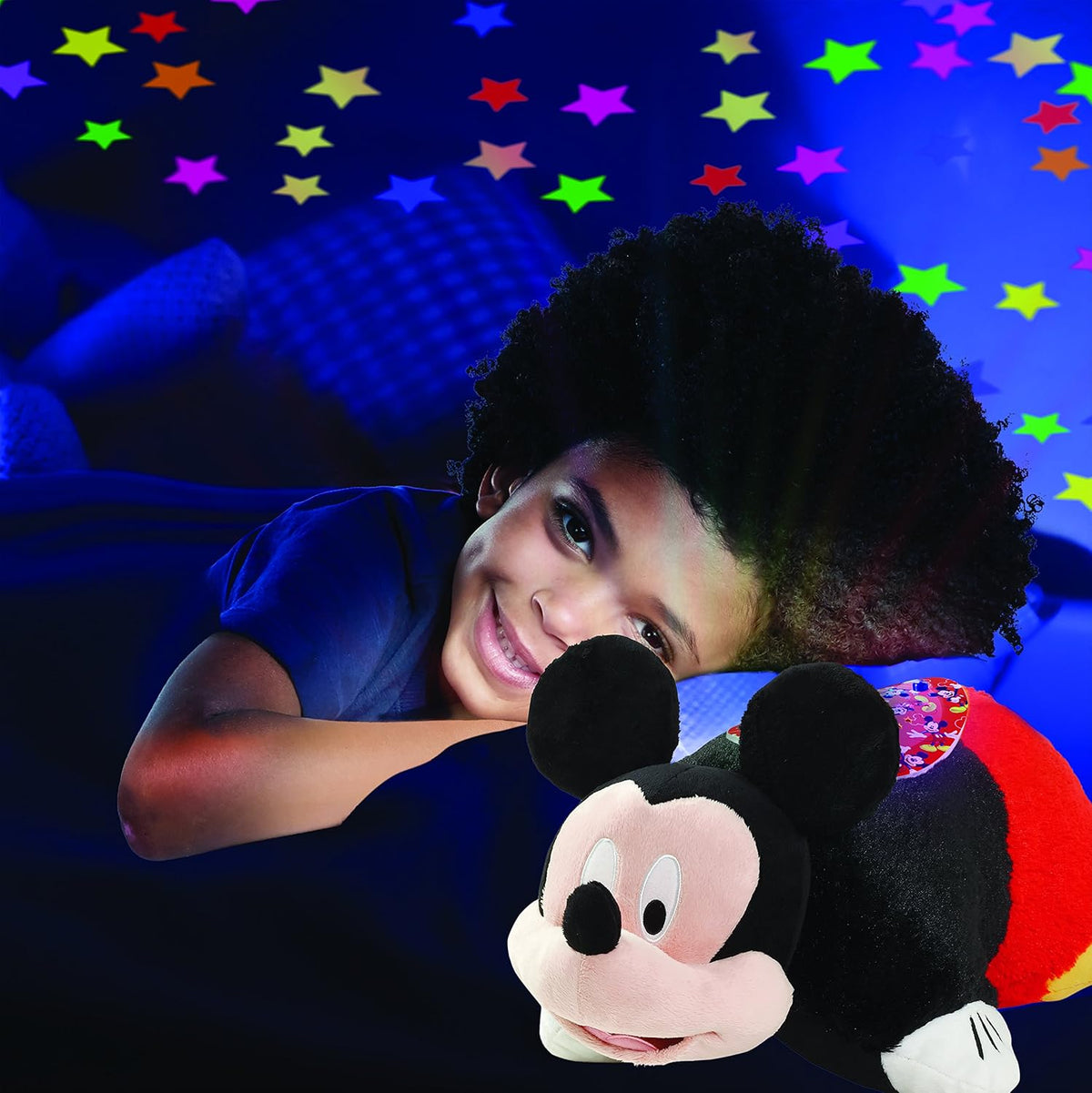 Pillow Pets Disney Mickey Mouse, 11" Sleeptime Lite | Snuggle Buddy...