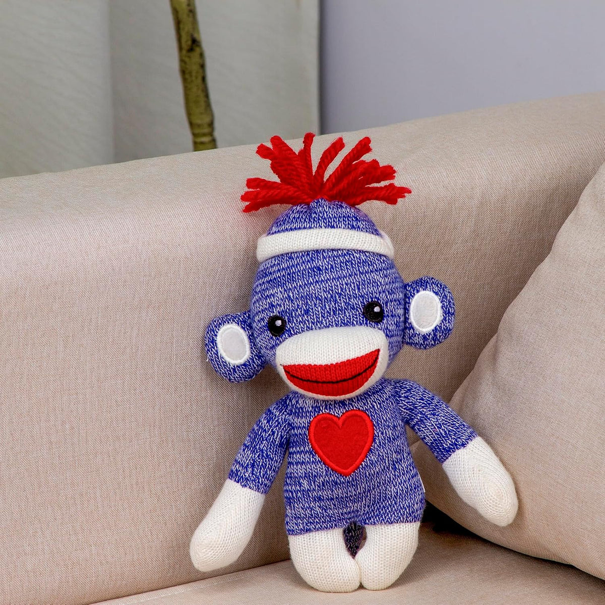 Plushland Adorable Mono Calcetín, El Juguete de Peluche de Animal d...