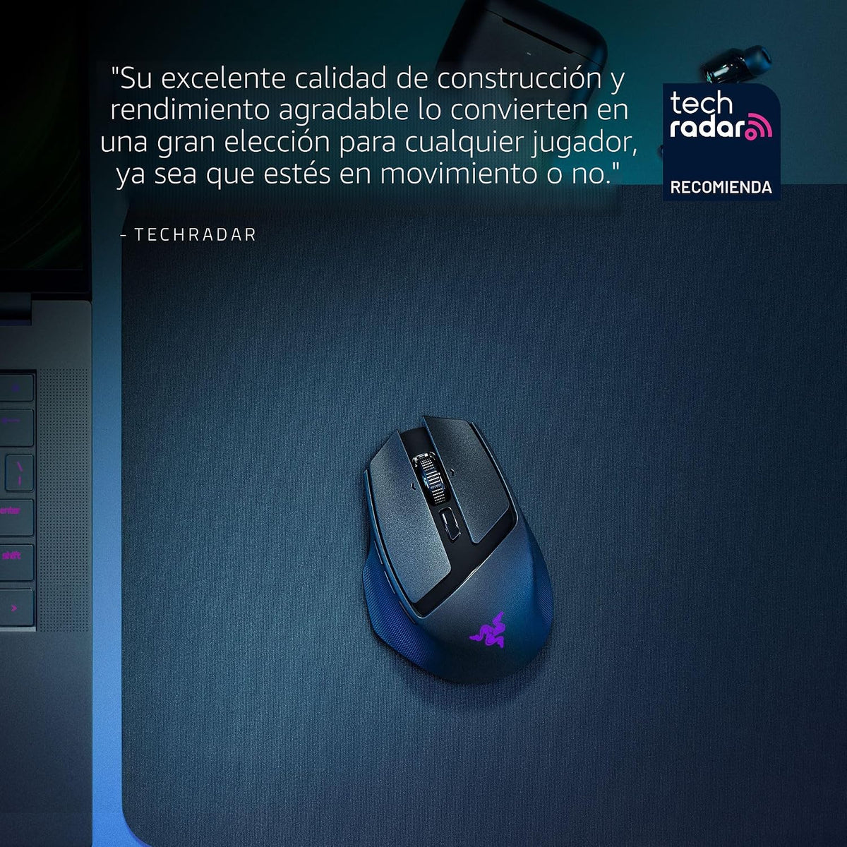 Razer Basilisk Mobile Portátil Ergonómico Ratón Inalámbrico para Ga...