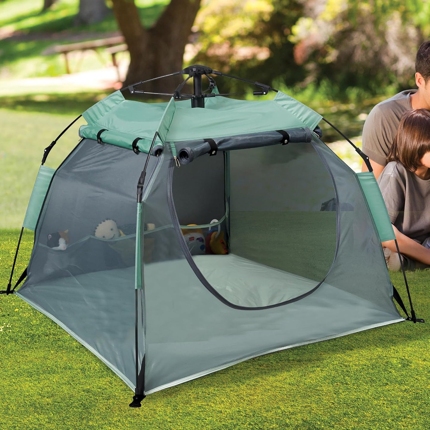 KidCo Peapod Camp - Tienda de campaña portátil y ligera con parasol...