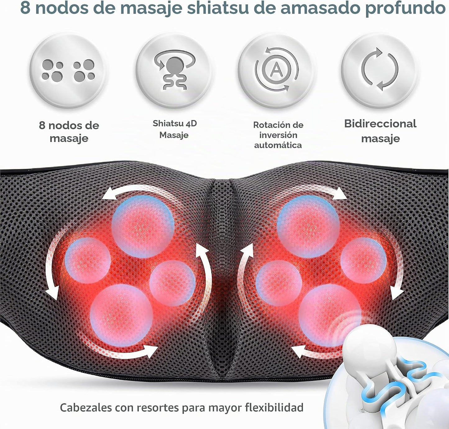COMFIER Shiatsu - Masajeador de cuello y hombros, regalos de Navida...