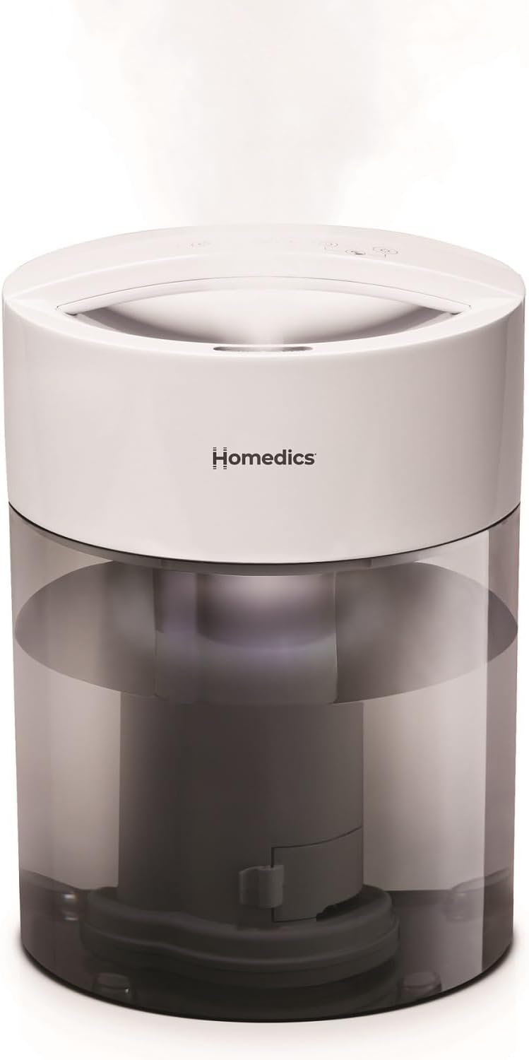 Homedics Humidificadores de niebla fría para dormitorio, hogar, gua...