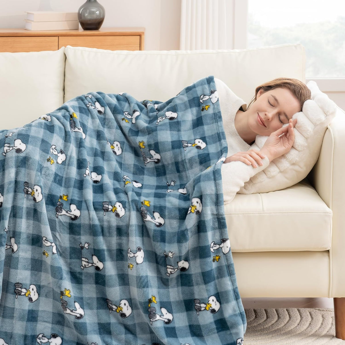 Berkshire Blanket Peanuts® VelvetLoft® Manta de Felpa con el Tierno...