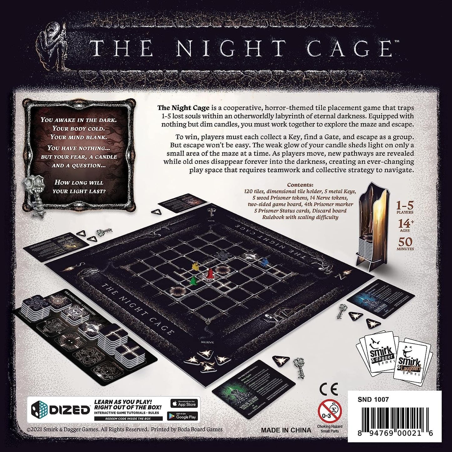 The Night Cage de Smirk and Dagger, un espeluznante juego de estrat...