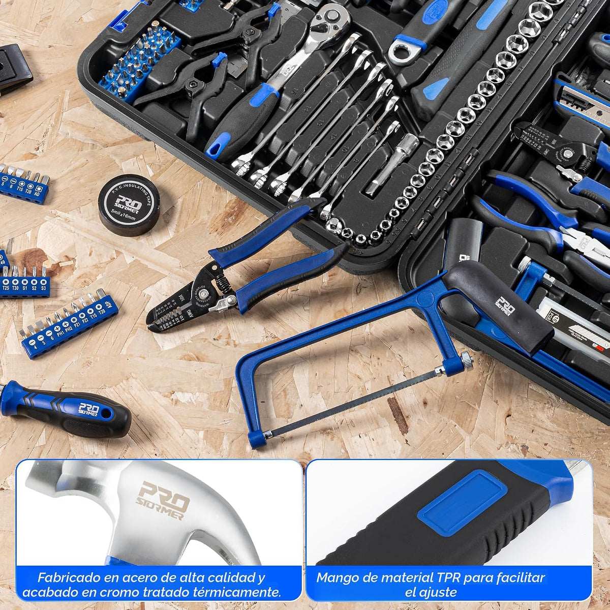 Prostormer Kit de herramientas de 259 piezas, juego de herramientas...