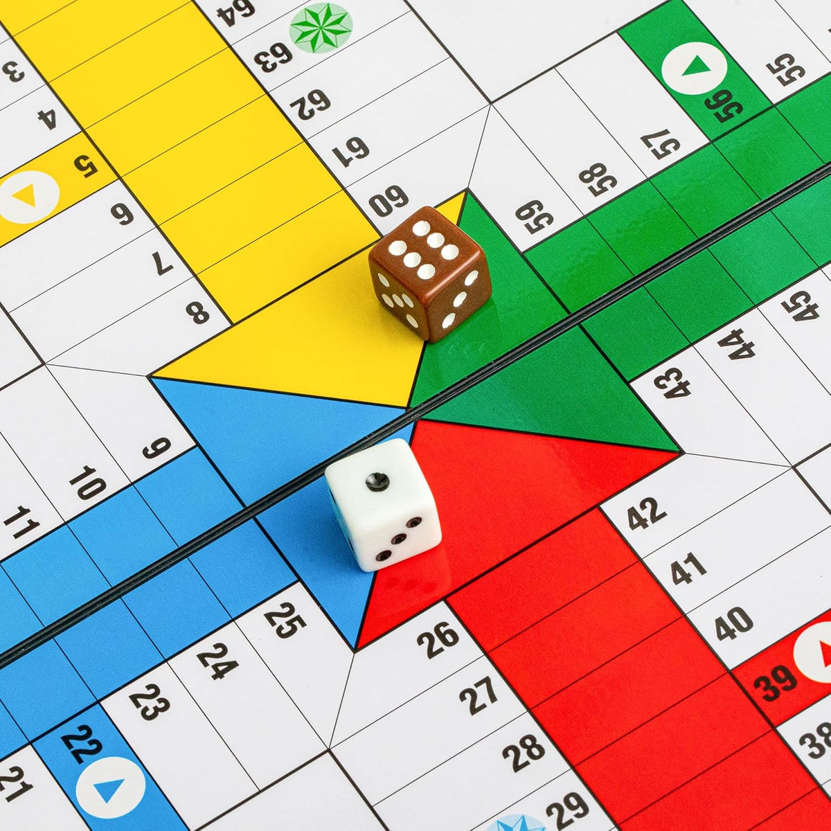 Ludo - Juego de mesa plegable magnético para viajes, 9.75 pulgadas