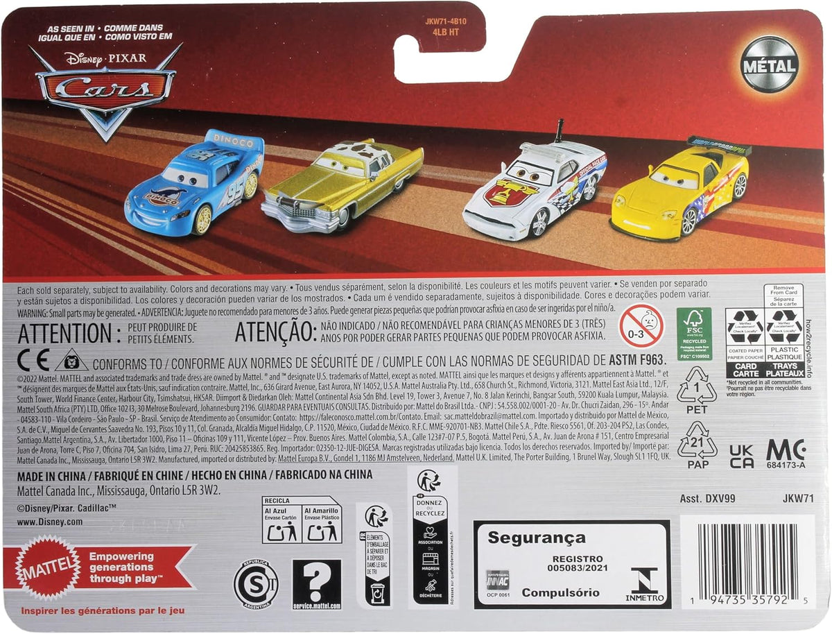 Mattel Disney Cars 2025 - Paquete de 2 unidades Mater y tractor con...