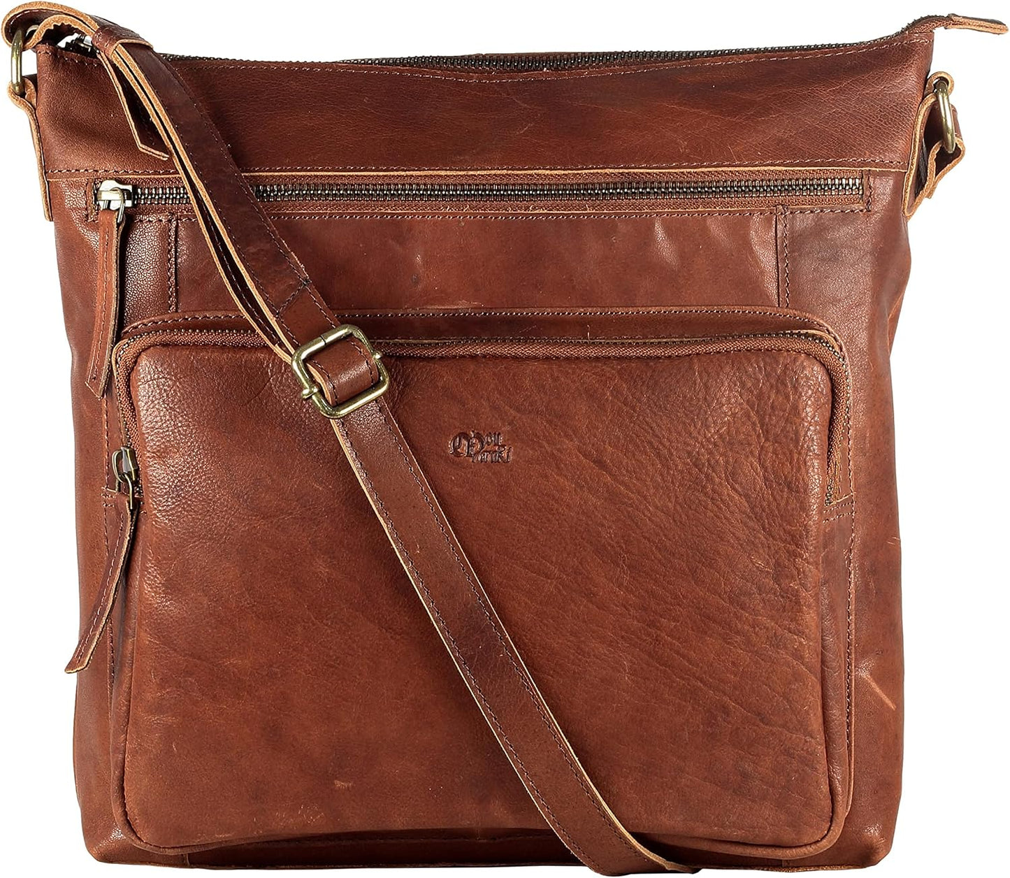 Mou Meraki Bolso cruzado de cuero genuino y bolsos - Bolso cruzado...