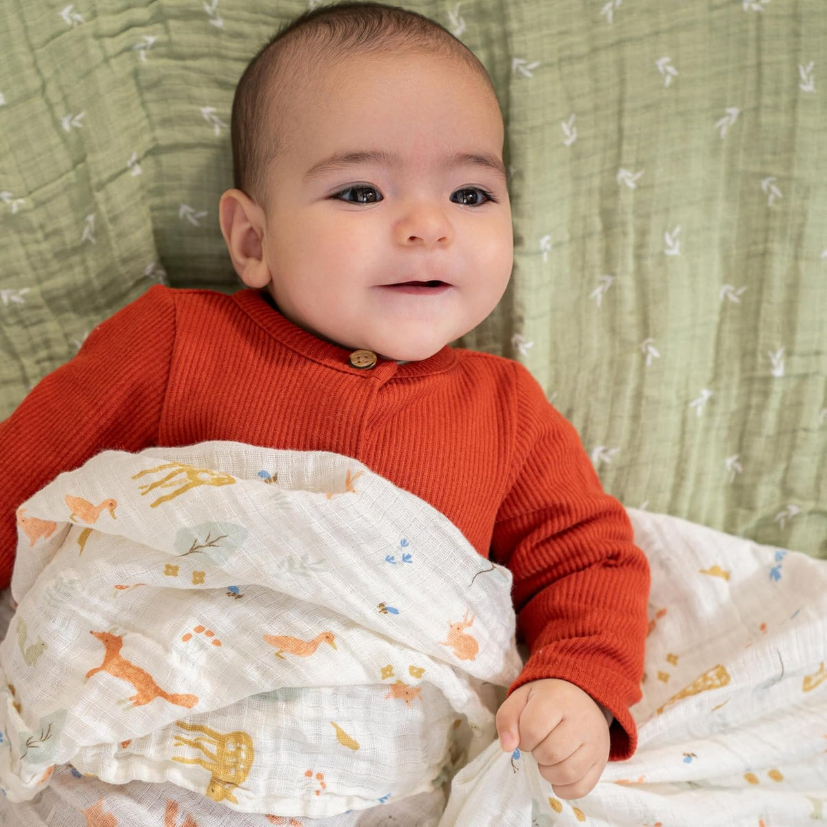 aden + anais Essentials Cotton Muslin Swaddle, Manta de muselina de...