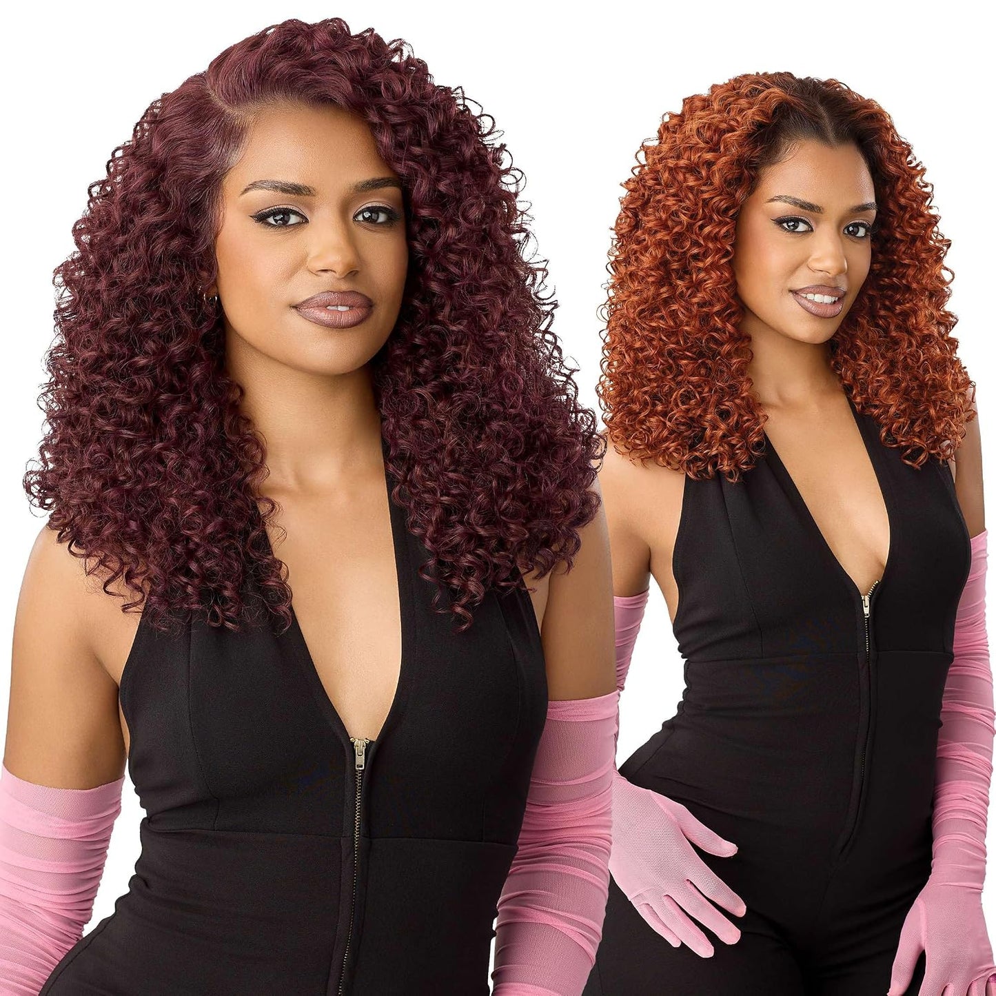 Outre Peluca de encaje frontal - Línea perfecta de cabello 13 x 6 -...