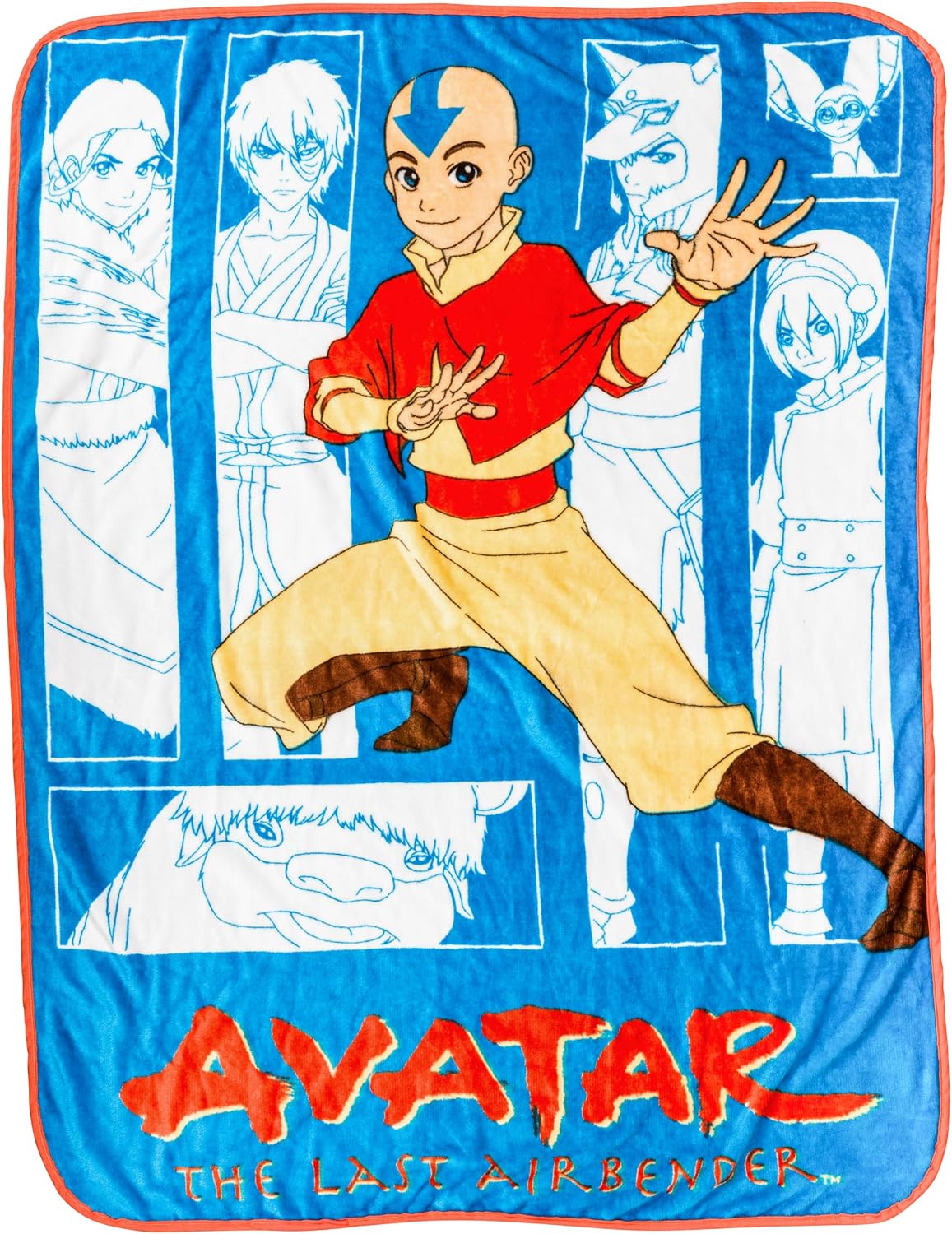Silver Buffalo Avatar The Last Airbender With Aang, Zuko, Katara, S...