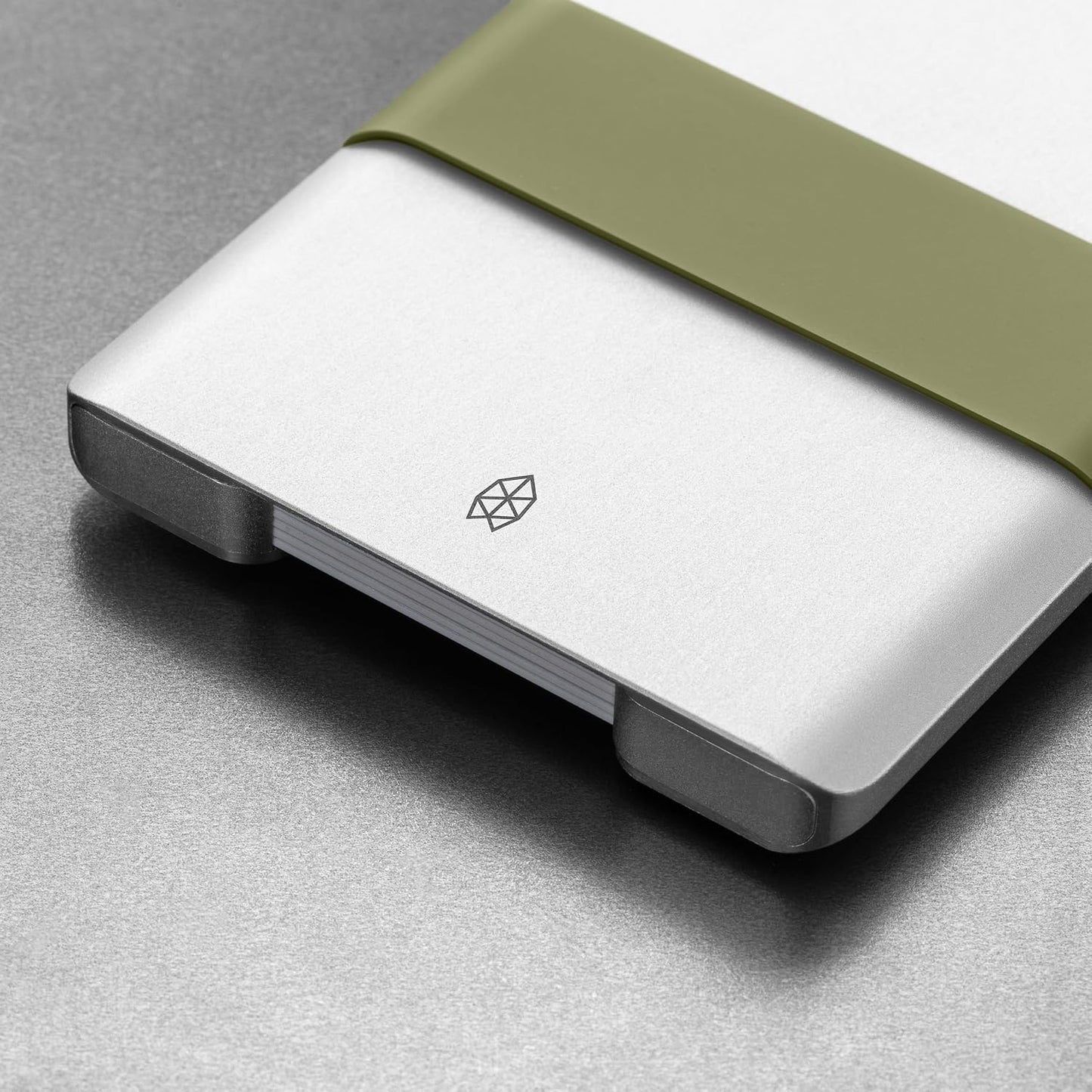JAMES° La cartera minimalista de aluminio mecanizado CNC para hombr...