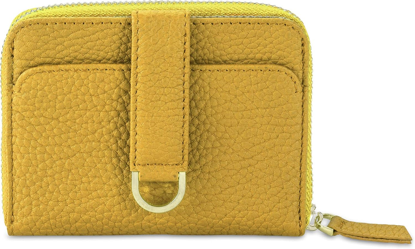 Vaultskin Cartera pequeña para mujer, tarjetero de cuero con bloque...