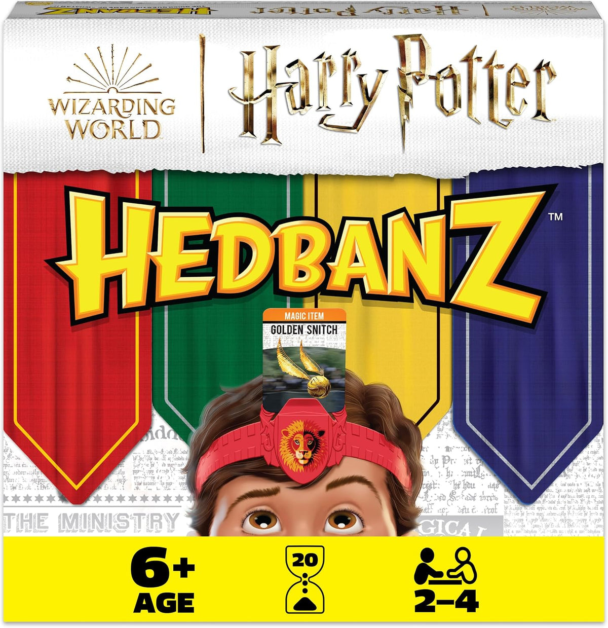 Hedbanz, Mundo Mágico de Harry Potter Edición 2022 con Nuevas Carta...